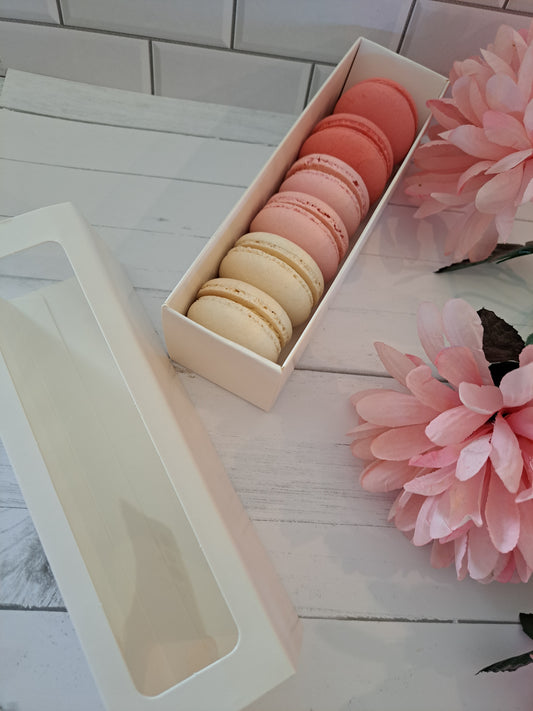 Set of 6 Pink Ombre Macarons