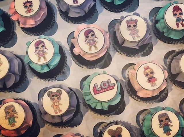 Edible Print Cupcakes